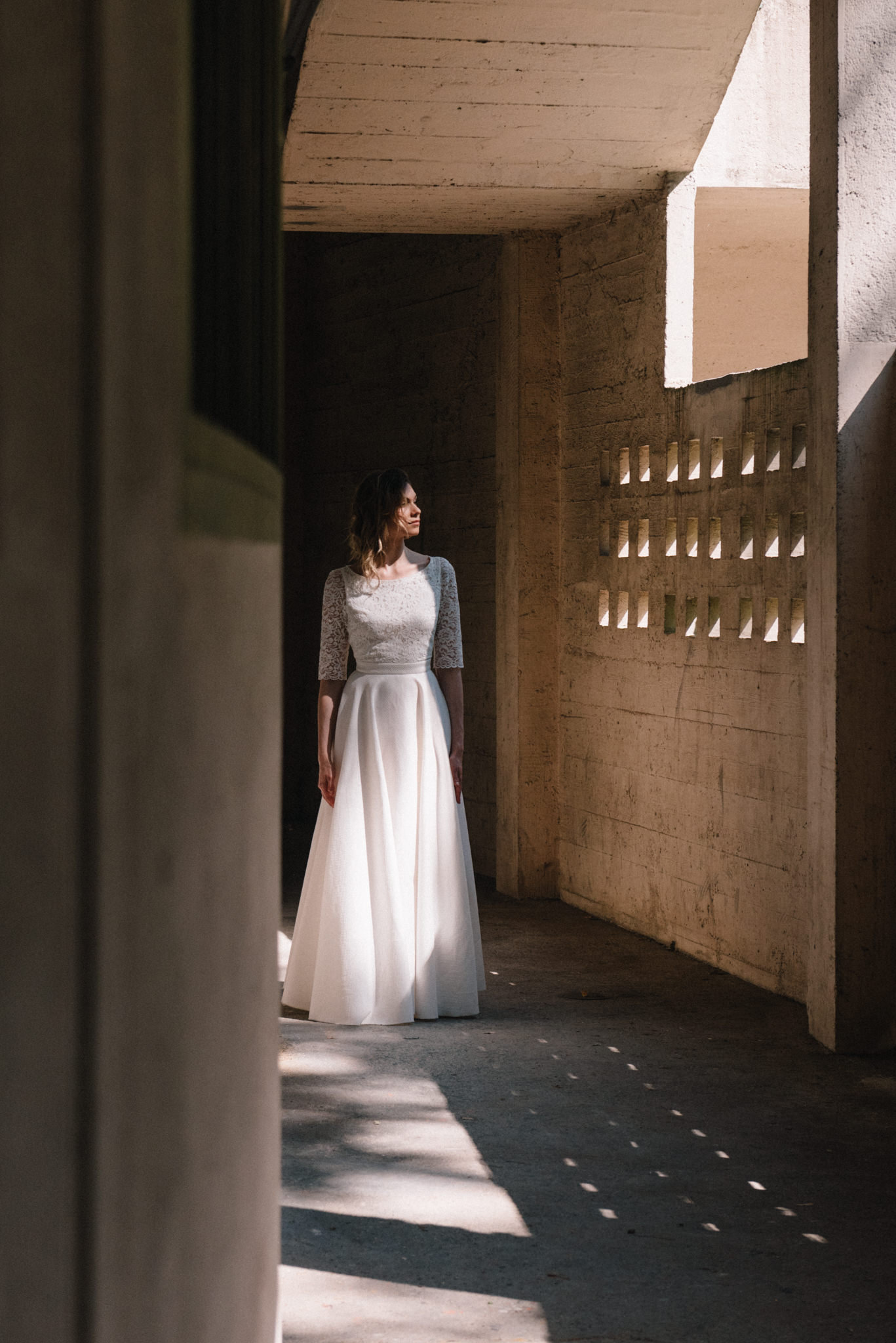 Robe de mariée de la collection 2018 de Clémentine Iacono - Photographe : Chloé Lapeyssonnie